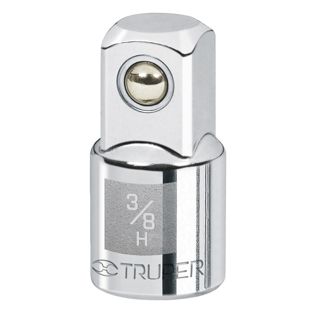 [13420] Adaptador para ratchet de encastre 3/8" a encastre 1/2", Truper