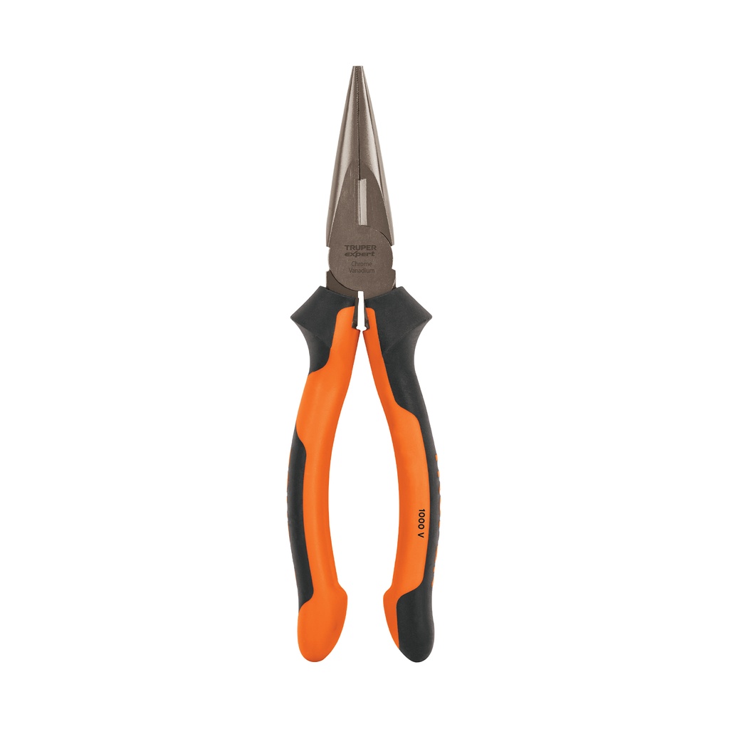 [17336] Alicate de punta y corte 8" mango Comfort Grip, Truper Expert