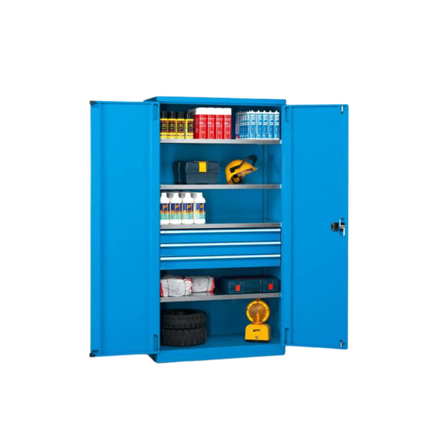 [FAA140001 04] Armario AZUL | 1023x555x2000hmm c/4 planos, Storage Compat
