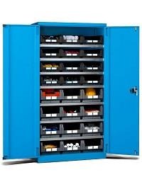 [FAA140063 04] Armario Metalico 7 planos AZUL | 1023x555x2000 c/contenedores, Storage Compat