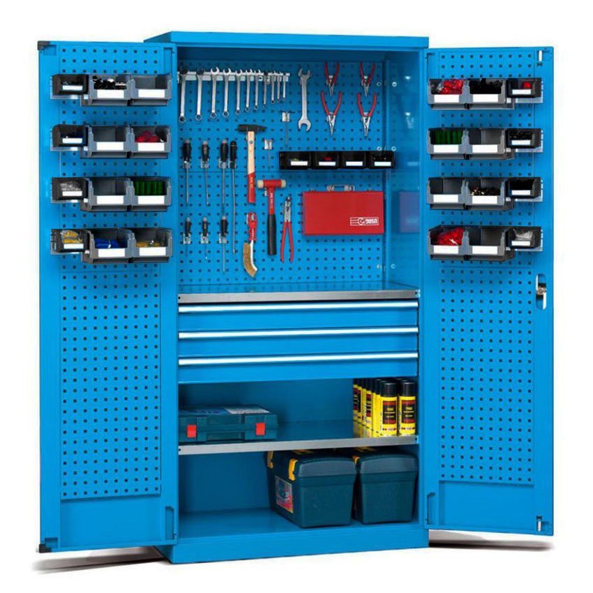 [FAA140361 04] Armario Metalico AZUL | c/acces 1023x555x2000hmm., Storage Compat