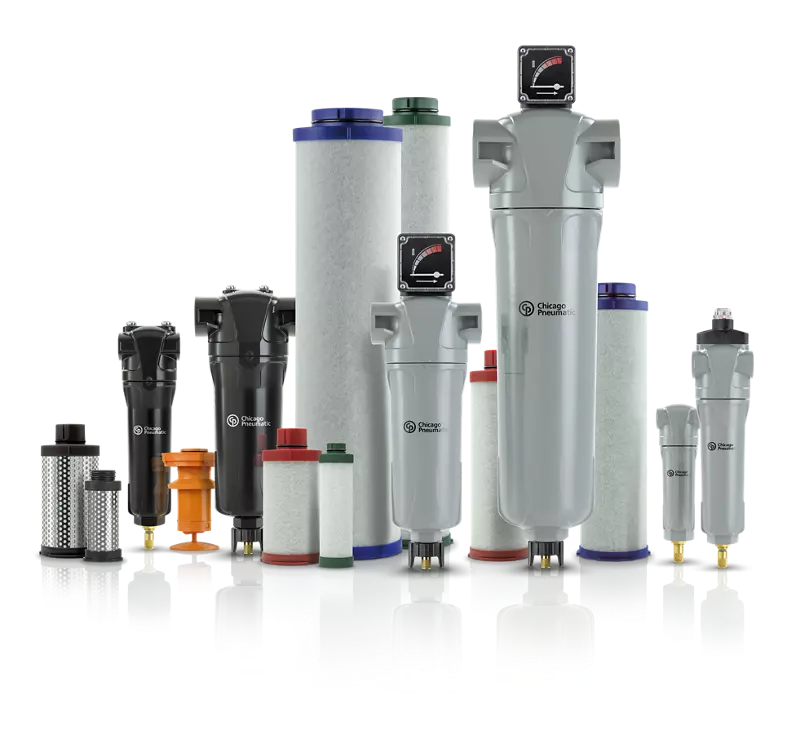 [8102855867] Filtro coalescente | carcasa azul FS 700 (N2) - CP Tamaño 14 Grado S 330.3L/S 700CFMs 2” Conexión NPT, Chicago Pneumatic